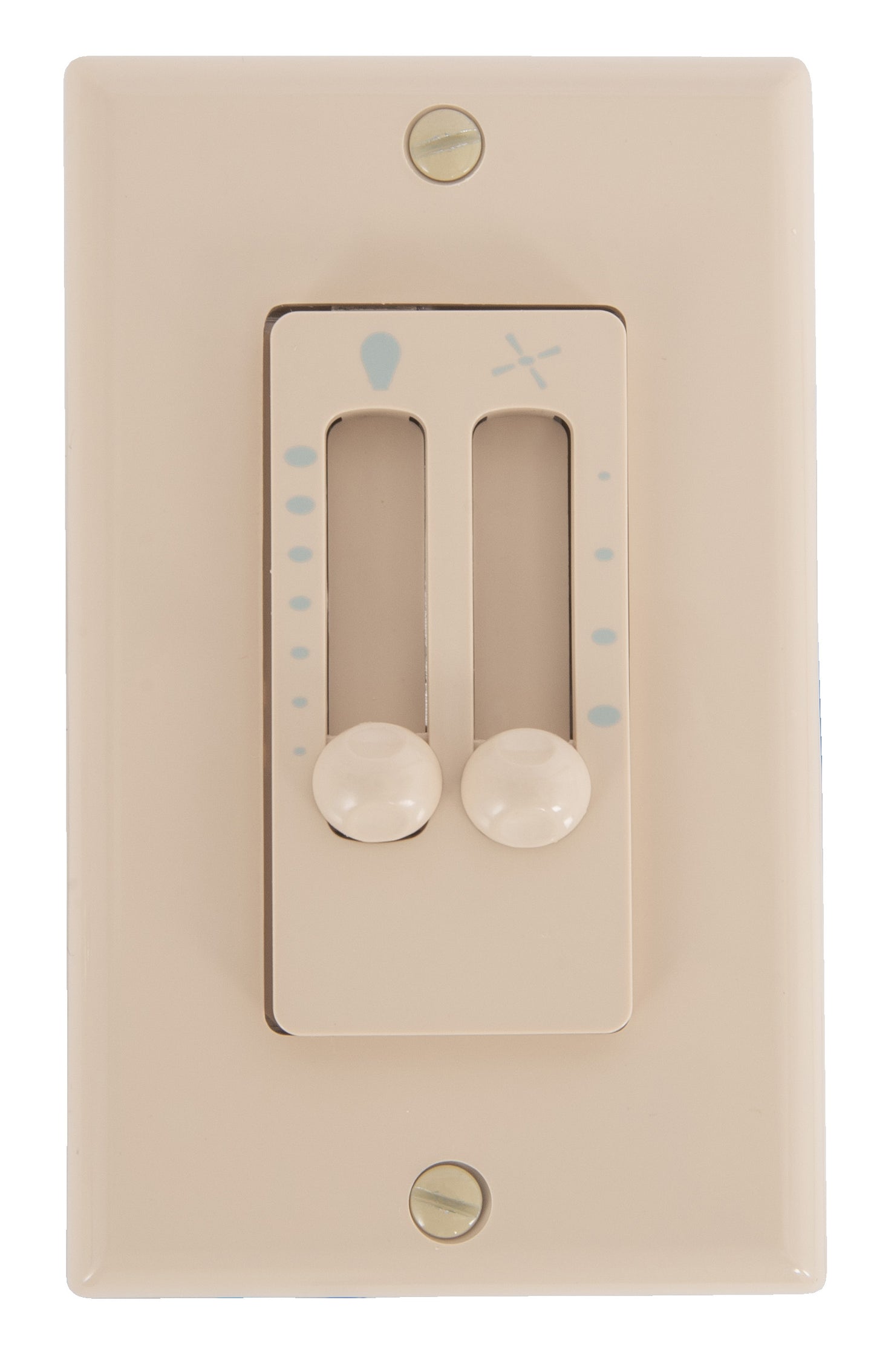 CM-7AL-LED - 4 Speed Fan/Full Range Light Control-LED - Almond