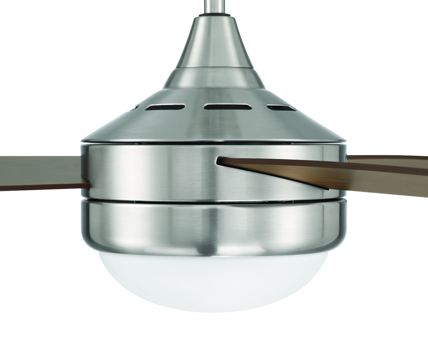 PHZ52BNK3 - Phaze II 3-Blade 52" 3 Blade Ceiling Fan with Light Kit - Brushed Nickel