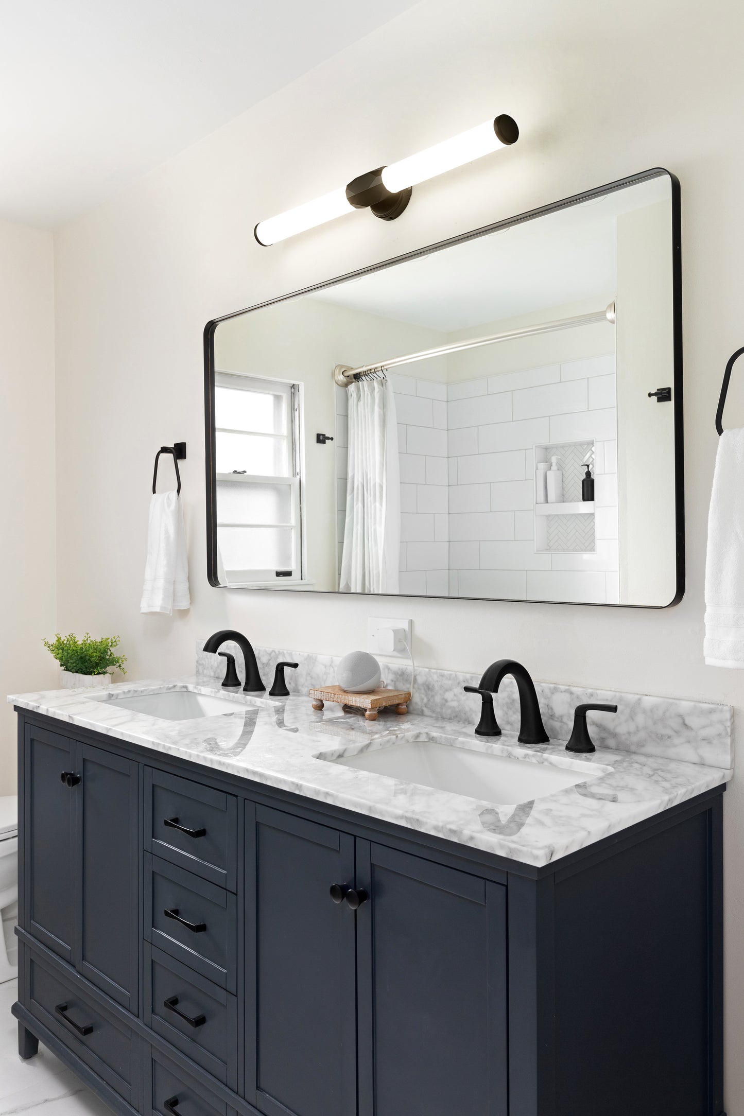 1010-32W-MB-LED - Cooper 1 Light 32" Vanity - Matte Black