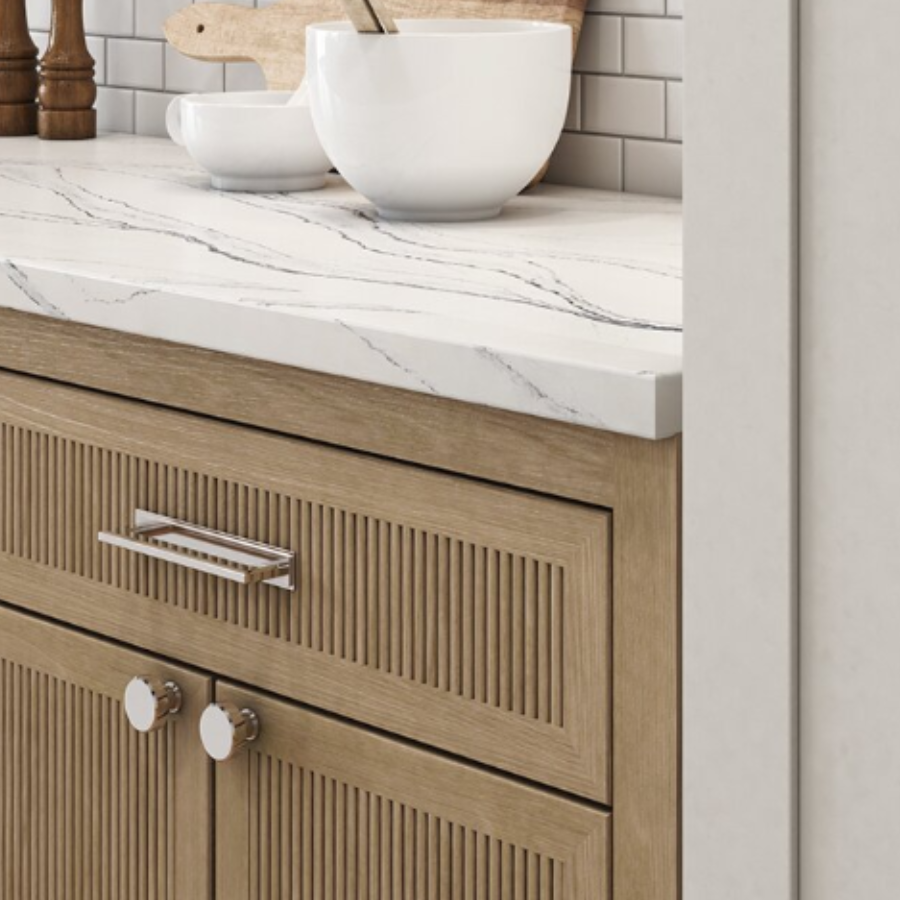 4411055 - 1 1/2" - Bevel Knob -Bevel Collection - Polished Nickel