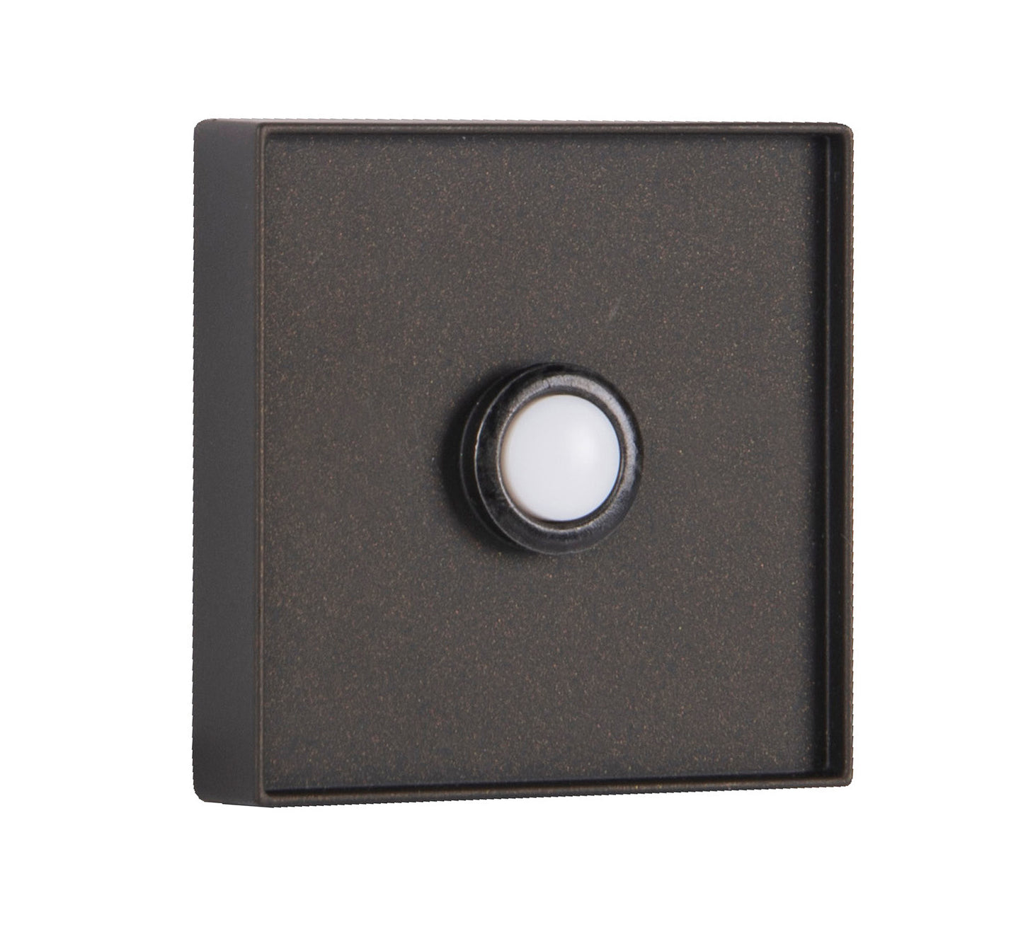 PB5016-ESP - Push Button-Recessed 1 Light 3" Wide Chime Button - Espresso