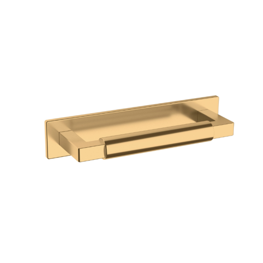 4926003 - 4" Centers - Contemporary Back Plate - Polished Brass