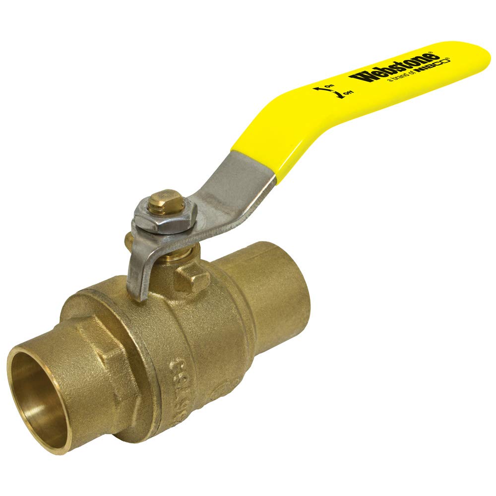 51703W - 3/4" Lead Free Full Port Forged Brass Ball Valve - Sweat x Sweat