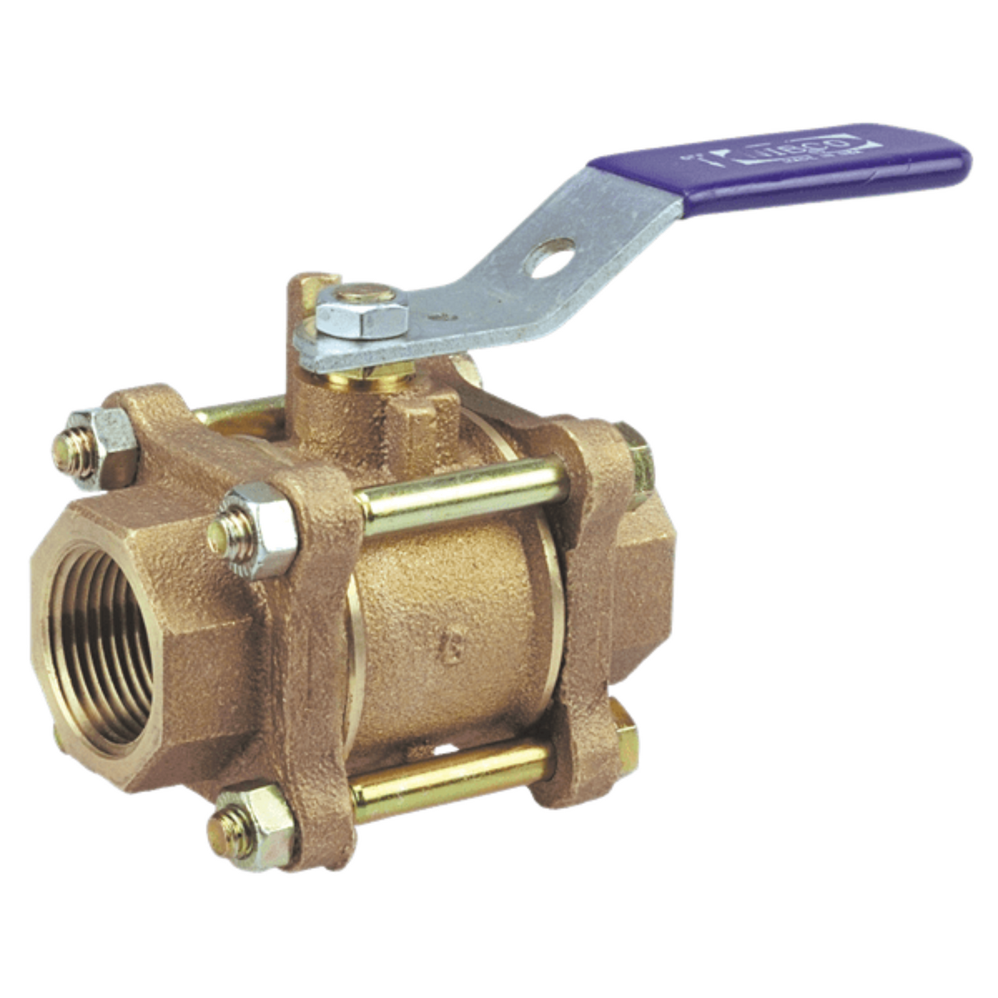 3/4" T-595-Y Nibco Ball Valve with Blue Handle
