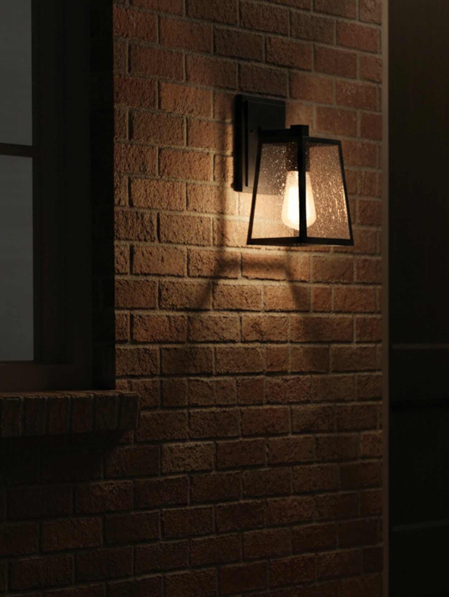 ZA4304-TB - Dunn 1 Light 10.13" High Outdoor Wall Lantern - Textured Black