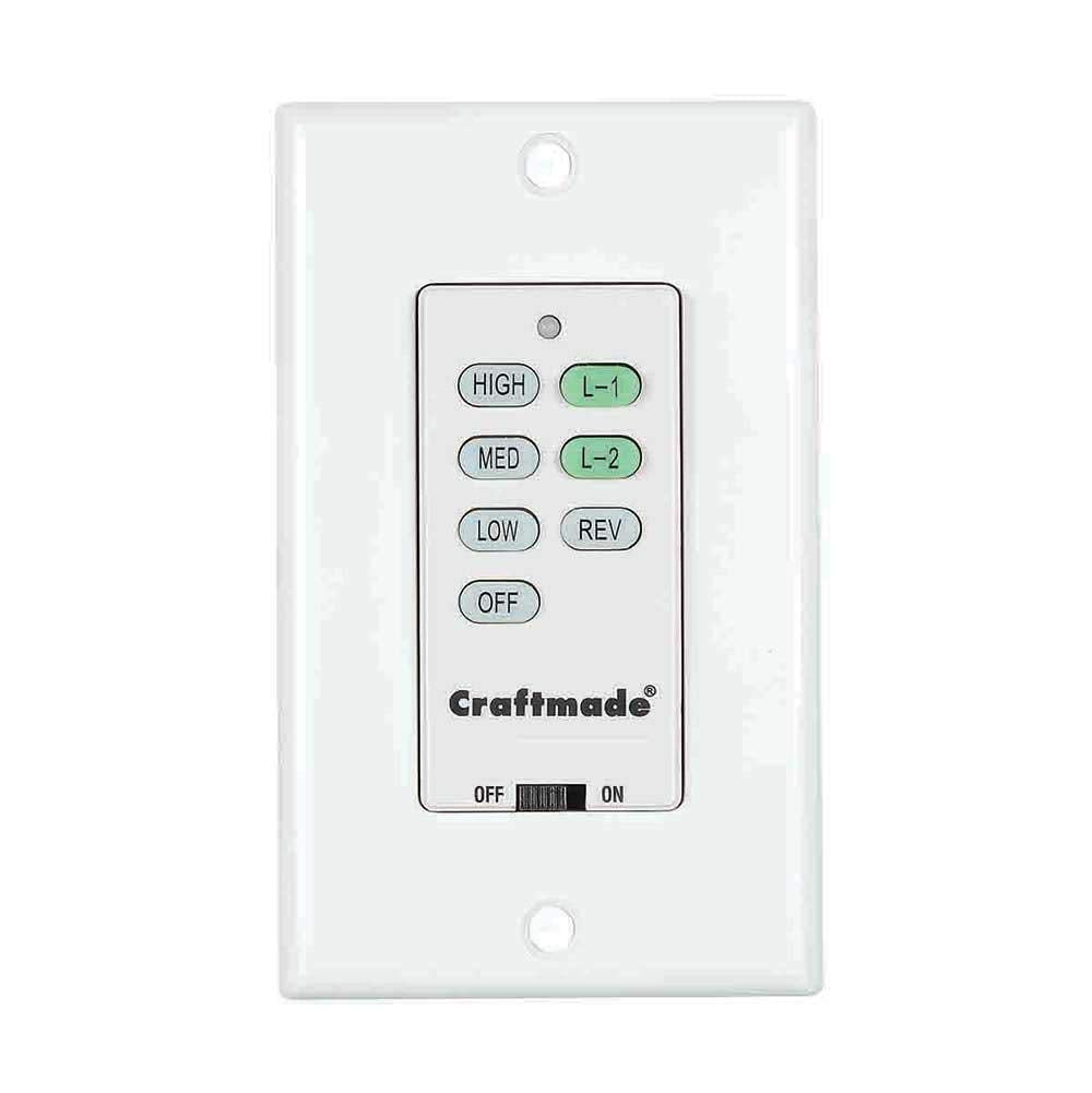ICS-WALL - Fan and Light Control, 1.5 Amp, Black Wall Control