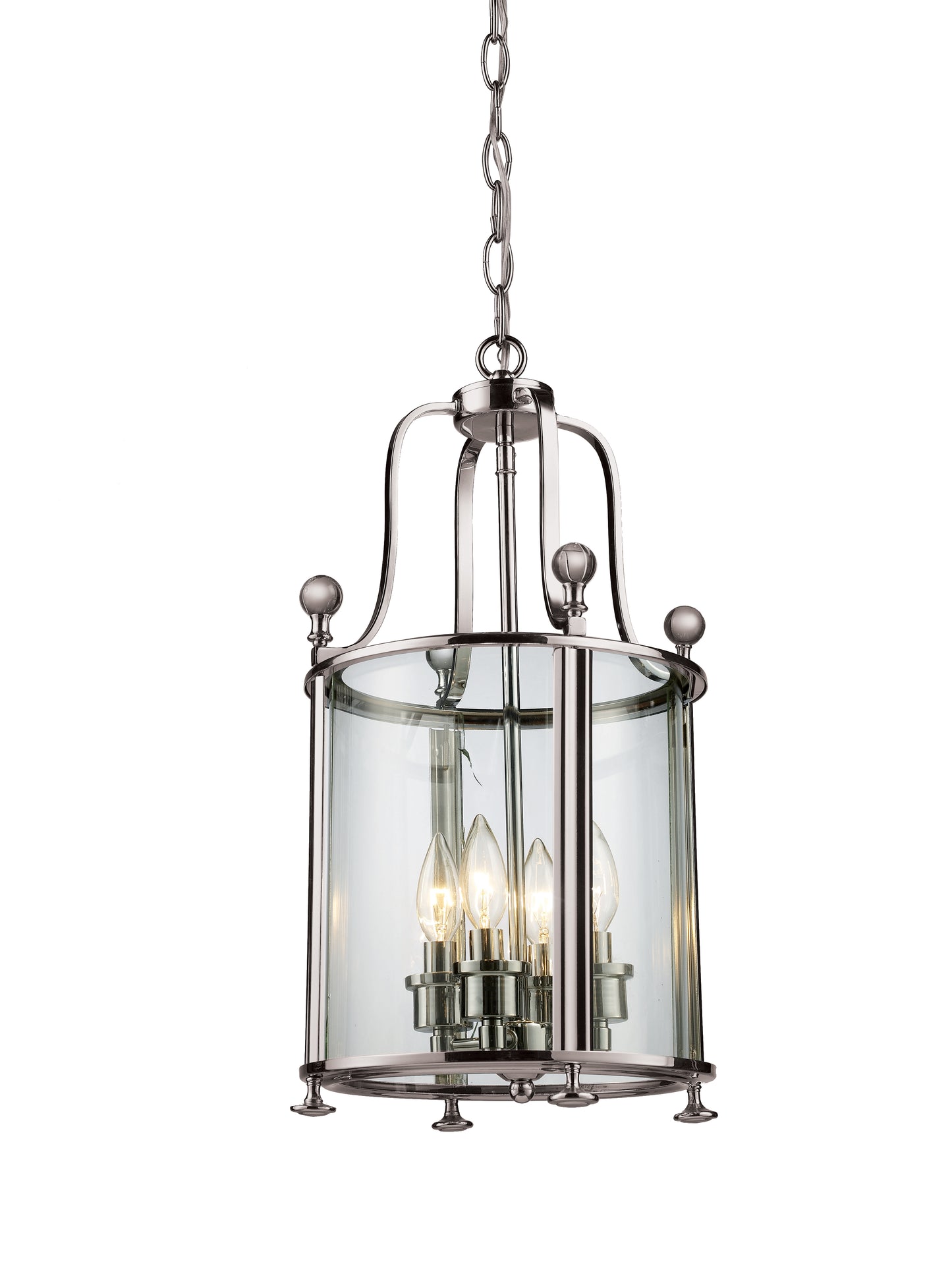 191-4 - Wyndham 4 Light 12" Pendant - Brushed Nickel