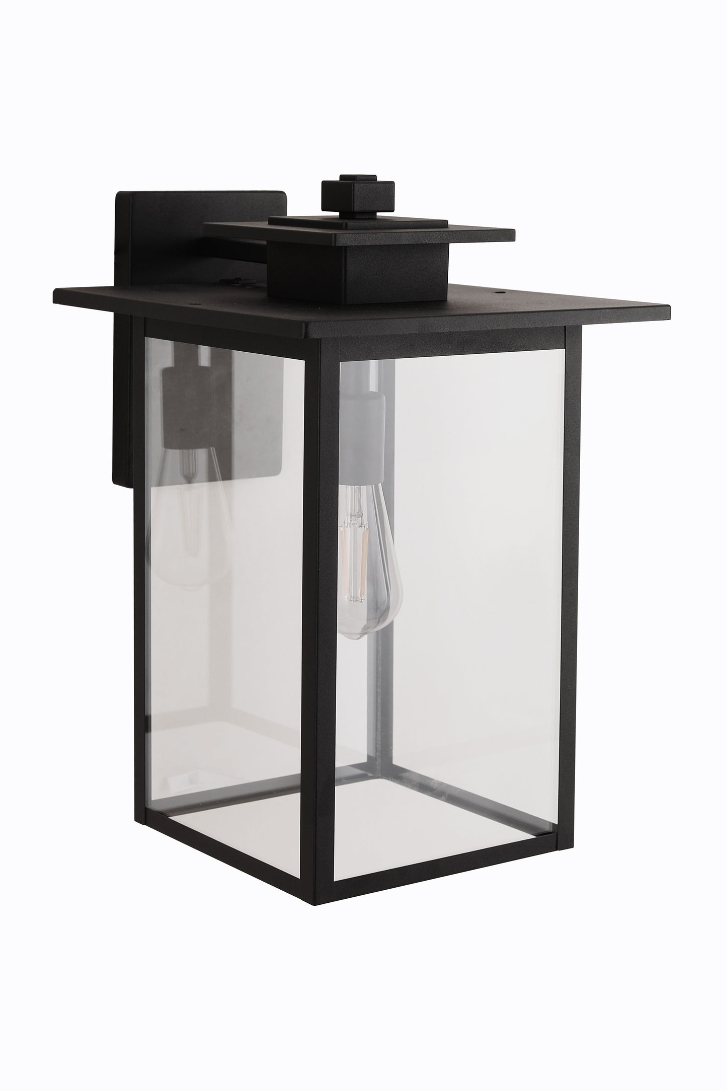 ZA7034-TB - Rock Creek 1 Light 17" High Outdoor Wall Lantern - Textured Black