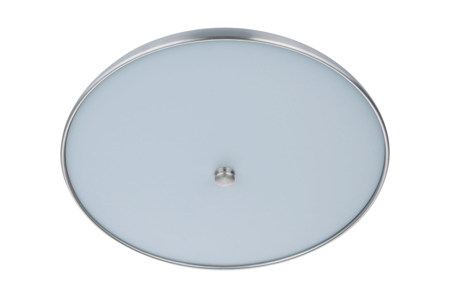 X6811-FBBNK-LED - Soul 1 Light 10.5" Wide Flush Mount - Flat Black / Brushed Polished Nickel