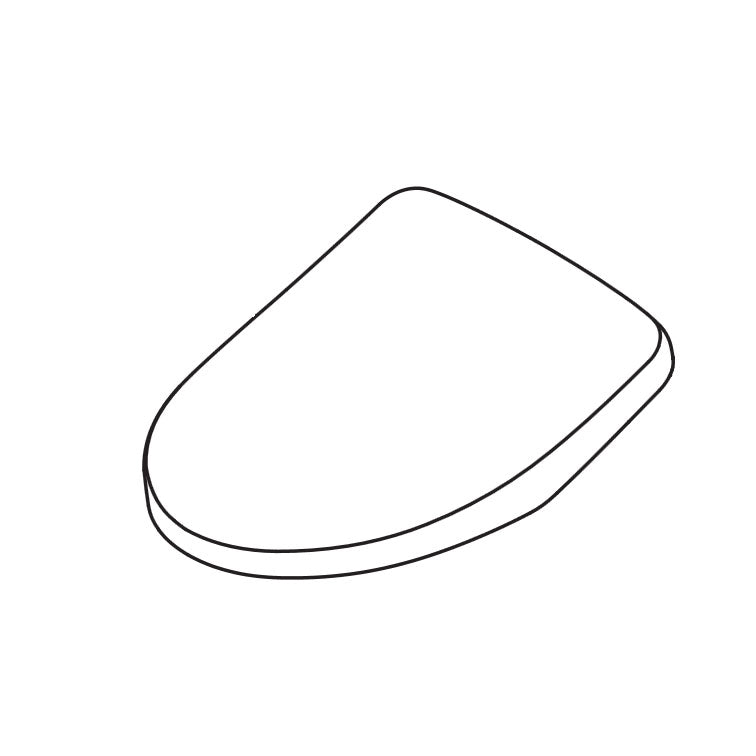 THU6681#01 - Contemporary Lid Assembly - Cotton White