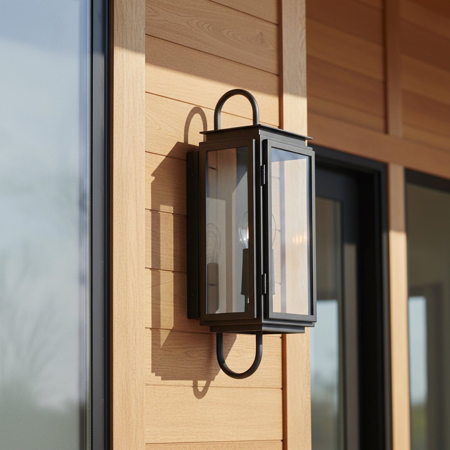 ZA7710-TB - Irving 2 Light 24" High Outdoor Wall Lantern - Textured Black