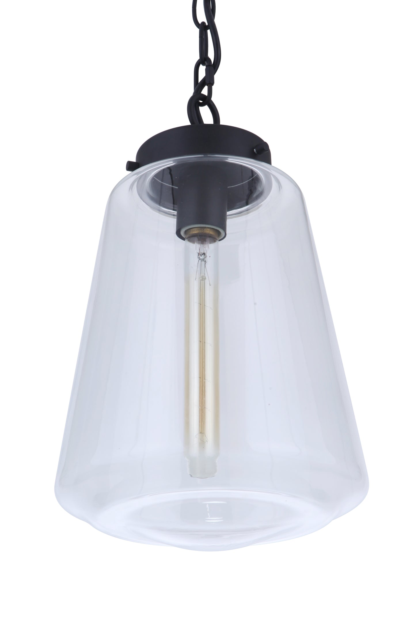 ZA3821-MN - Laclede 1 Light 9.3" Wide Outdoor Pendant - Midnight