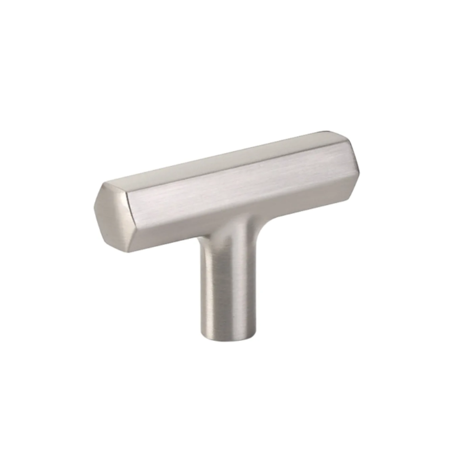 86728US15 - Mod Hex T-Knob - Urban Modern Collection - Satin Nickel