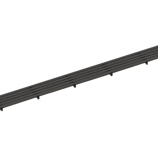 QuikDrain 48" Linear Shower Drain in Matte Black