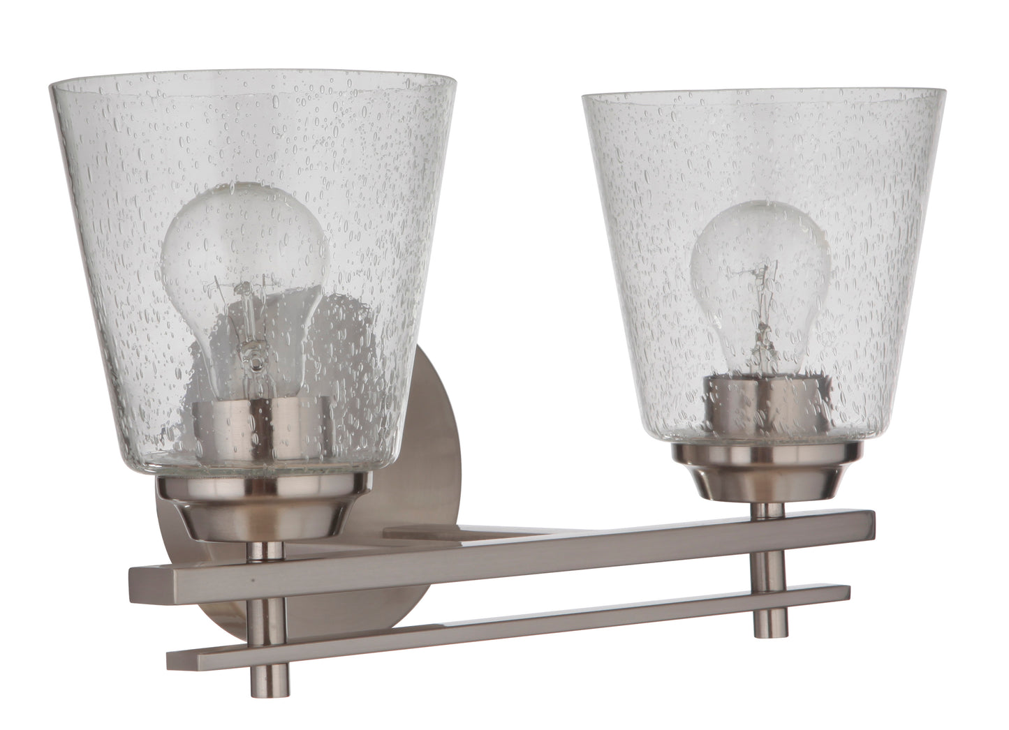 19616BNK2 - Drake 2 Light 16" Wide Vanity Light - Brushed Nickel