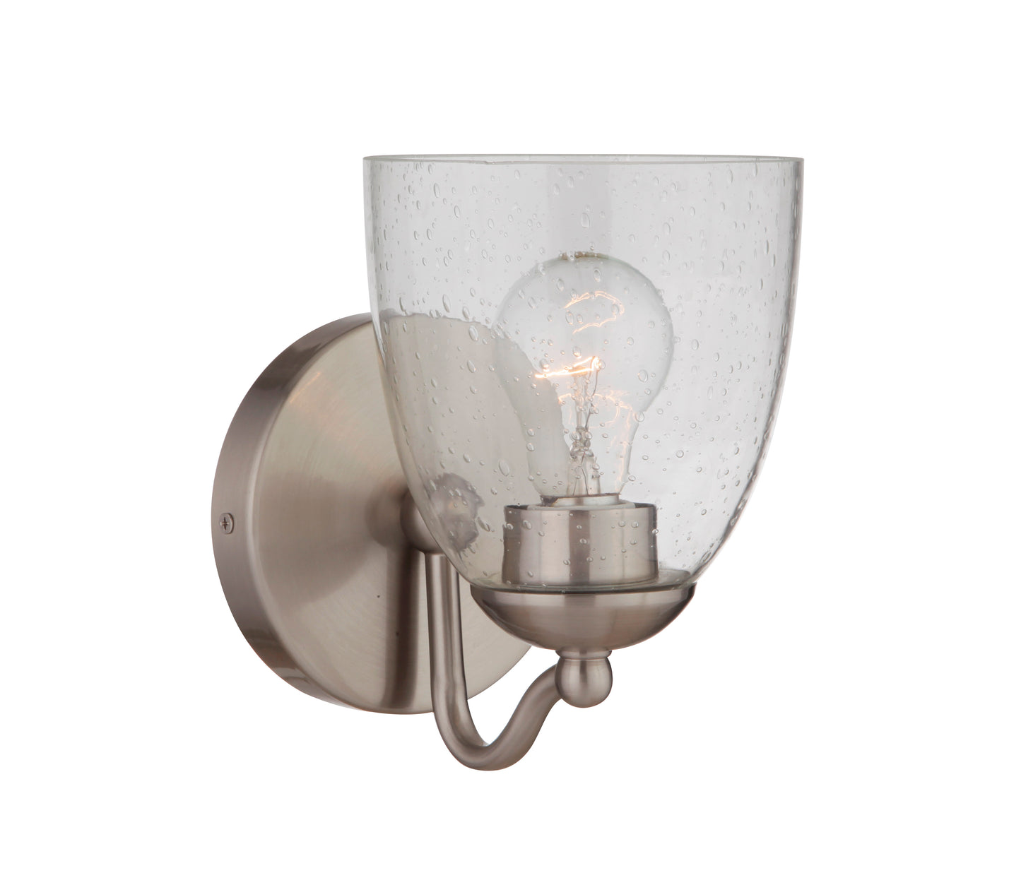 19906BNK1 - Hillridge 1 Light 9.5" High Wall Sconce - Brushed Nickel