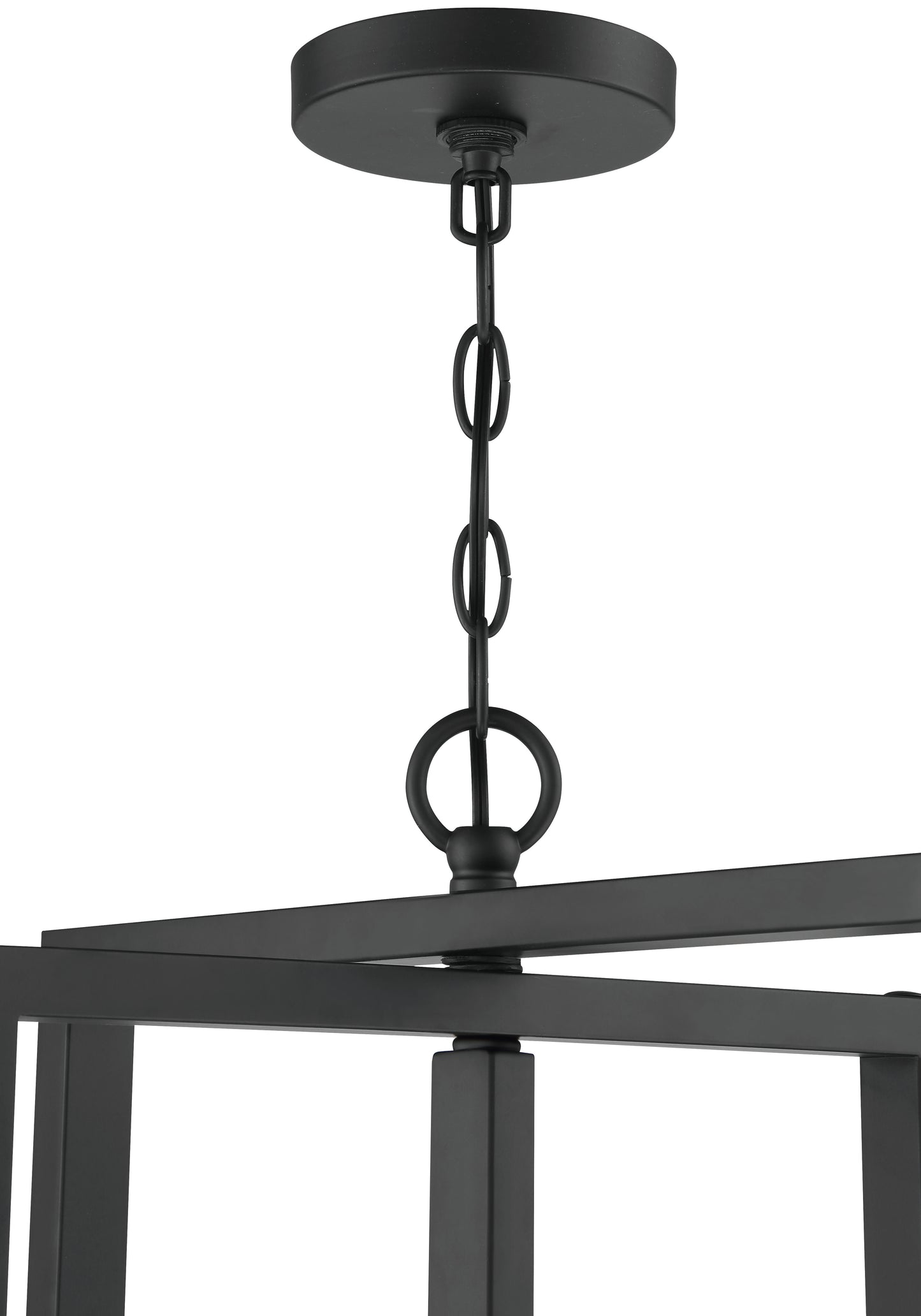 53134-FB - Chicago 4 Light 18" Wide Foyer Light - Flat Black