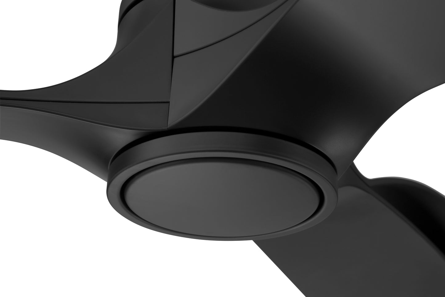 BDX60FB3-NWF - Bandeaux 60" 3 Blade Indoor Outdoor Ceiling Fan with Light Kit - Flat Black