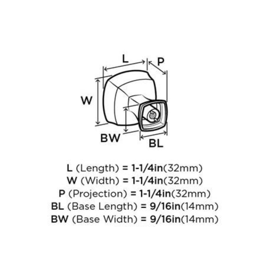 BP11287G10 - Stature Cabinet Knob - Satin Nickel