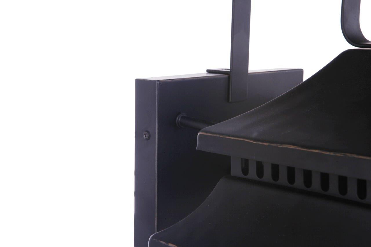 ZA3134-TB - Crossbend 3 Light 24" High Outdoor Wall Lantern - Textured Black