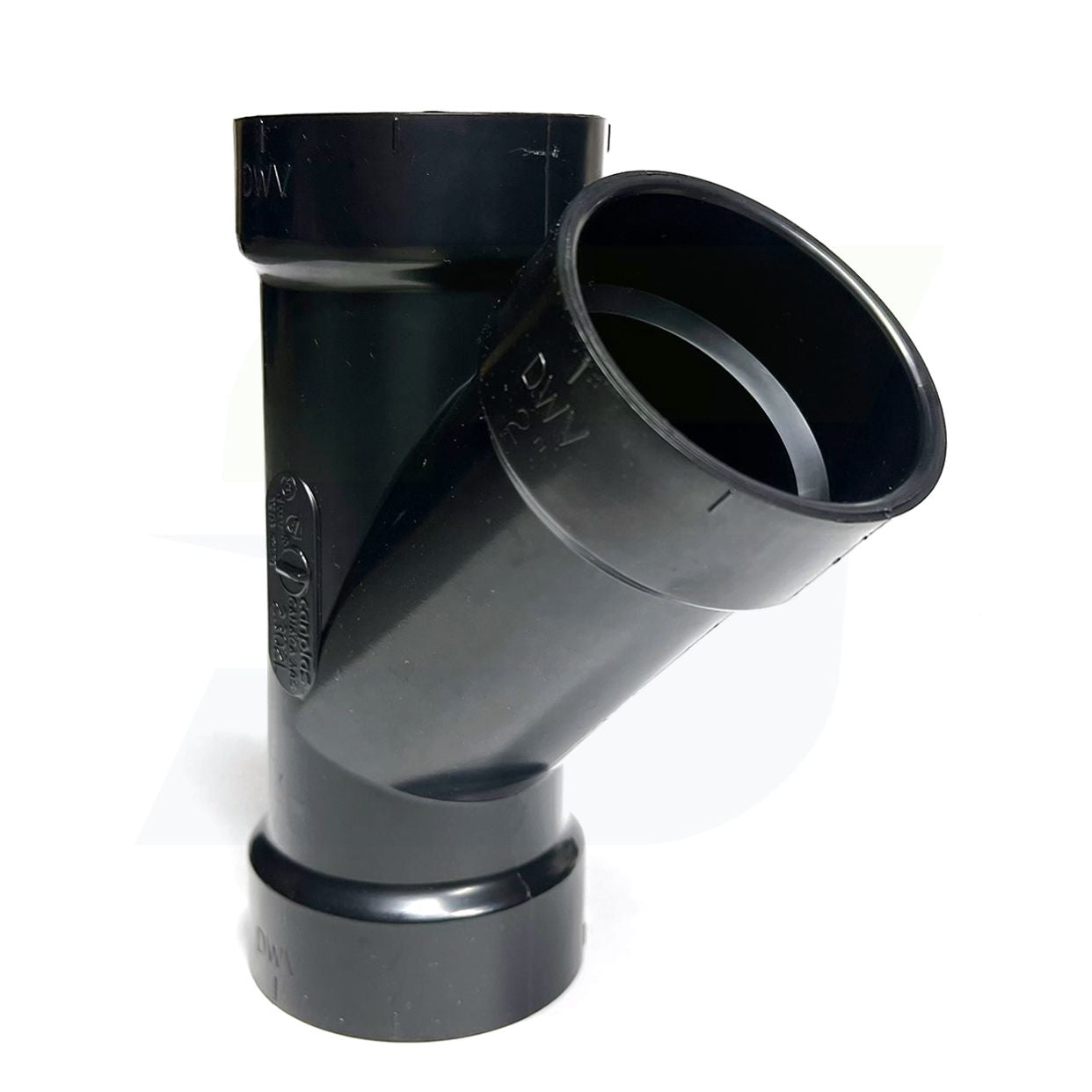 I090250 - 2" Hub ABS DWV 45 Degree Wye 5810