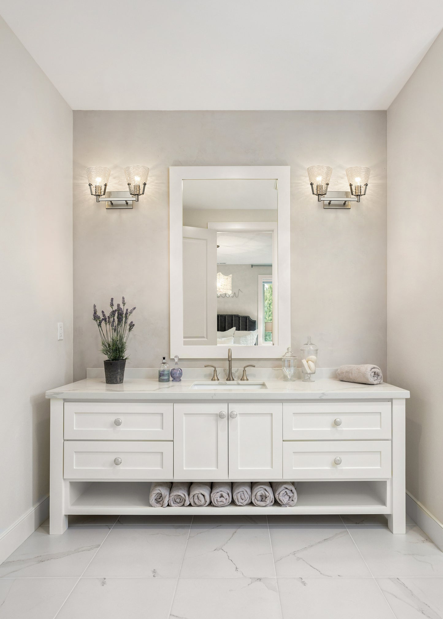 1101-2V-BN - Analia 2 Light 16" Vanity - Brushed Nickel