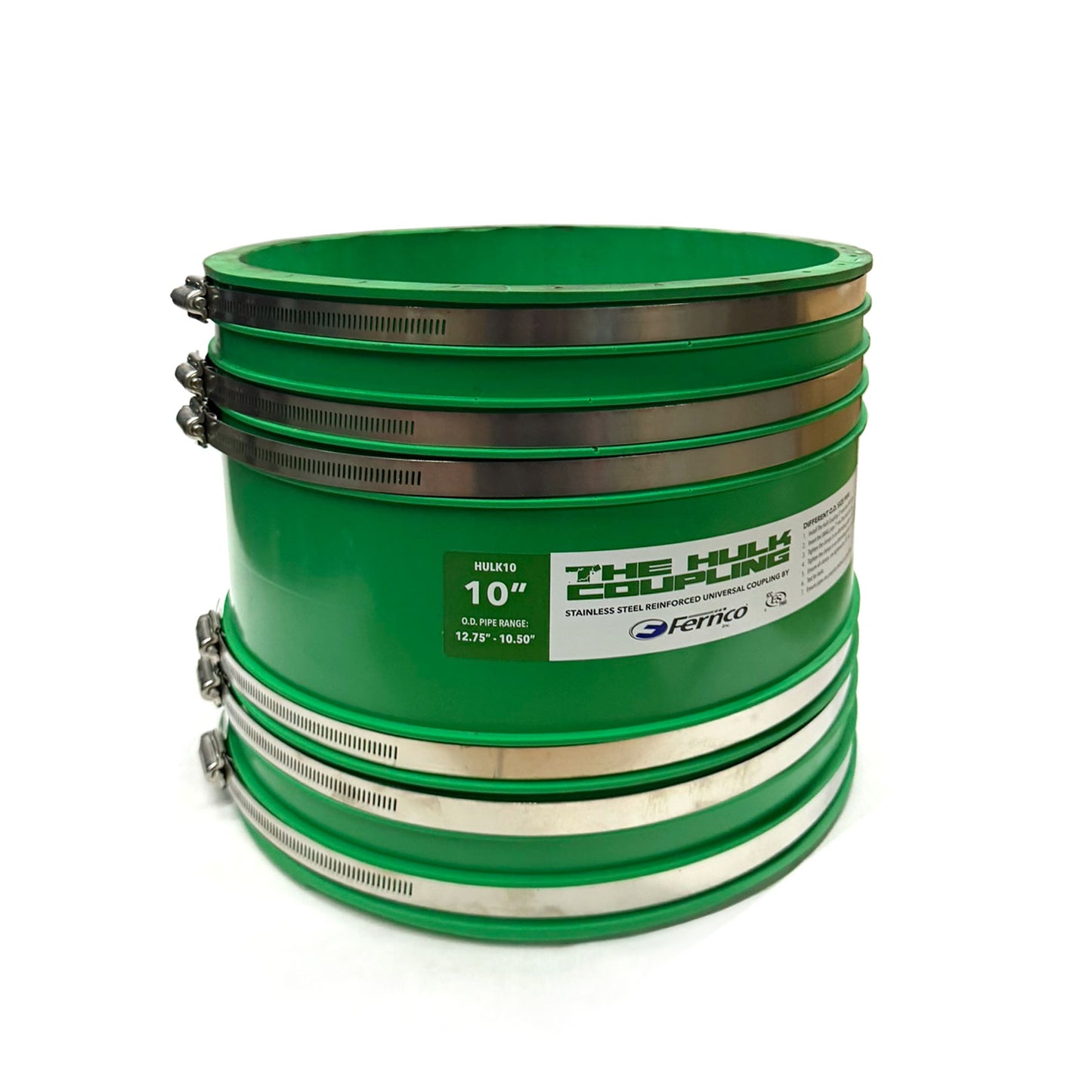 The HULK Coupling - 10" Universal Sewer and Drain Repair Coupling