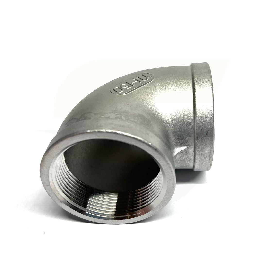 K401-32 - 2" Threaded 90 Degree Elbow, 304 Stainless Steel