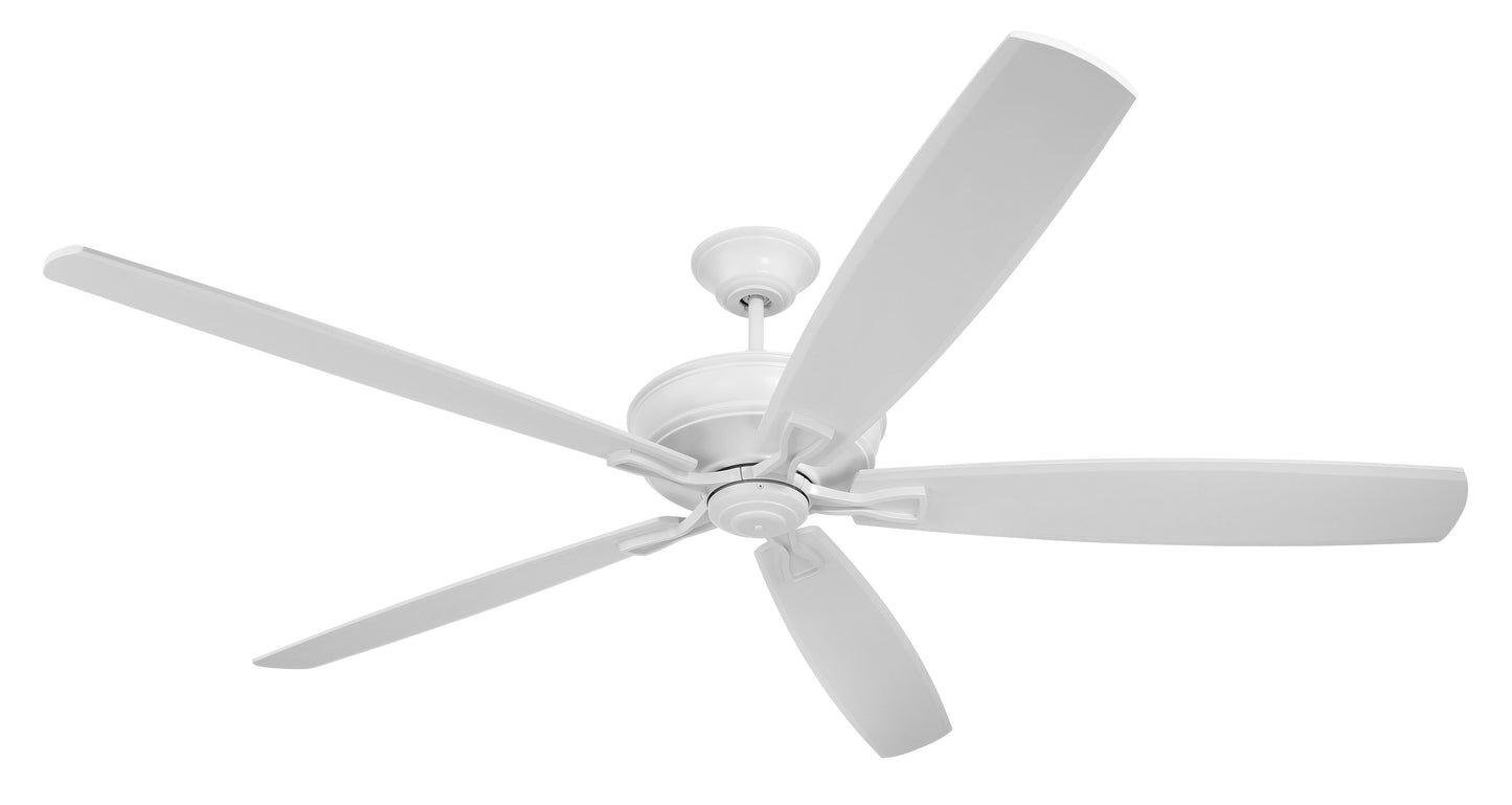 SNT72MWW5 - Santori 72 Indoor/Outdoor 72" 5 Blade Indoor Outdoor Ceiling Fan with Light Kit - Matte White