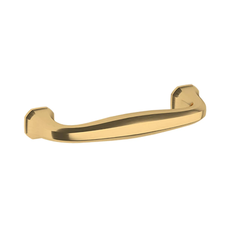 4362044 - 4" Centers - Severin Fayerman B Pull - Satin Brass