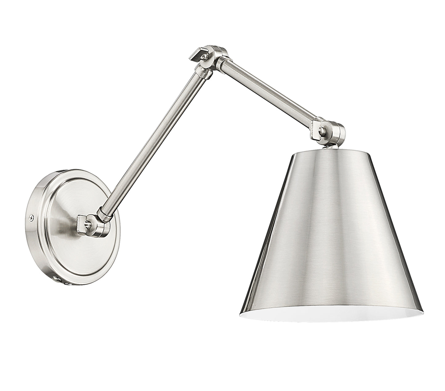 347S-BN - Regent 1 Light Wall 8" Sconce - Brushed Nickel