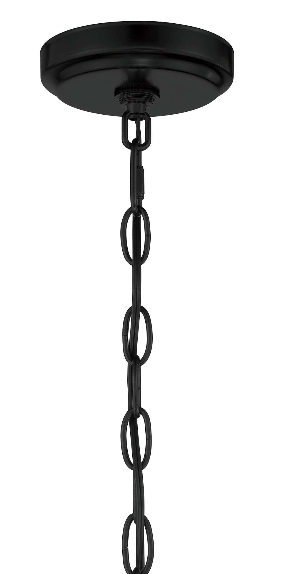 56223-FB - Glenda 3 Light 20" Wide Chandelier - Flat Black