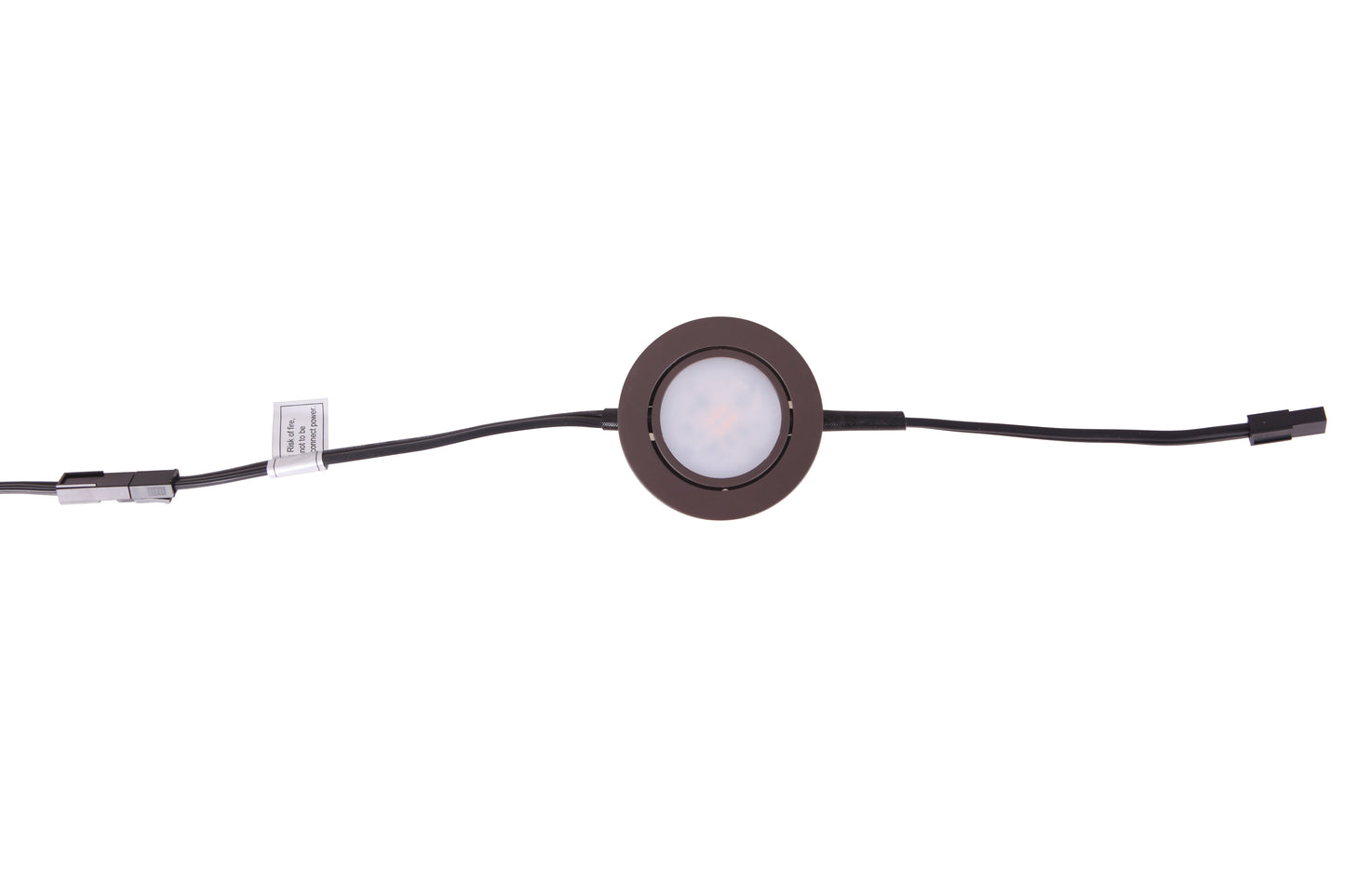 CPS1101-BZ-LED - 1 Light 2.75" Wide Under Cabinet Puck - Bronze