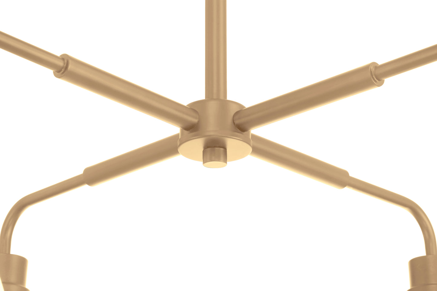 61124-CPZ - Pleated 4 Light 30" Wide Chandelier - Premium Bronze