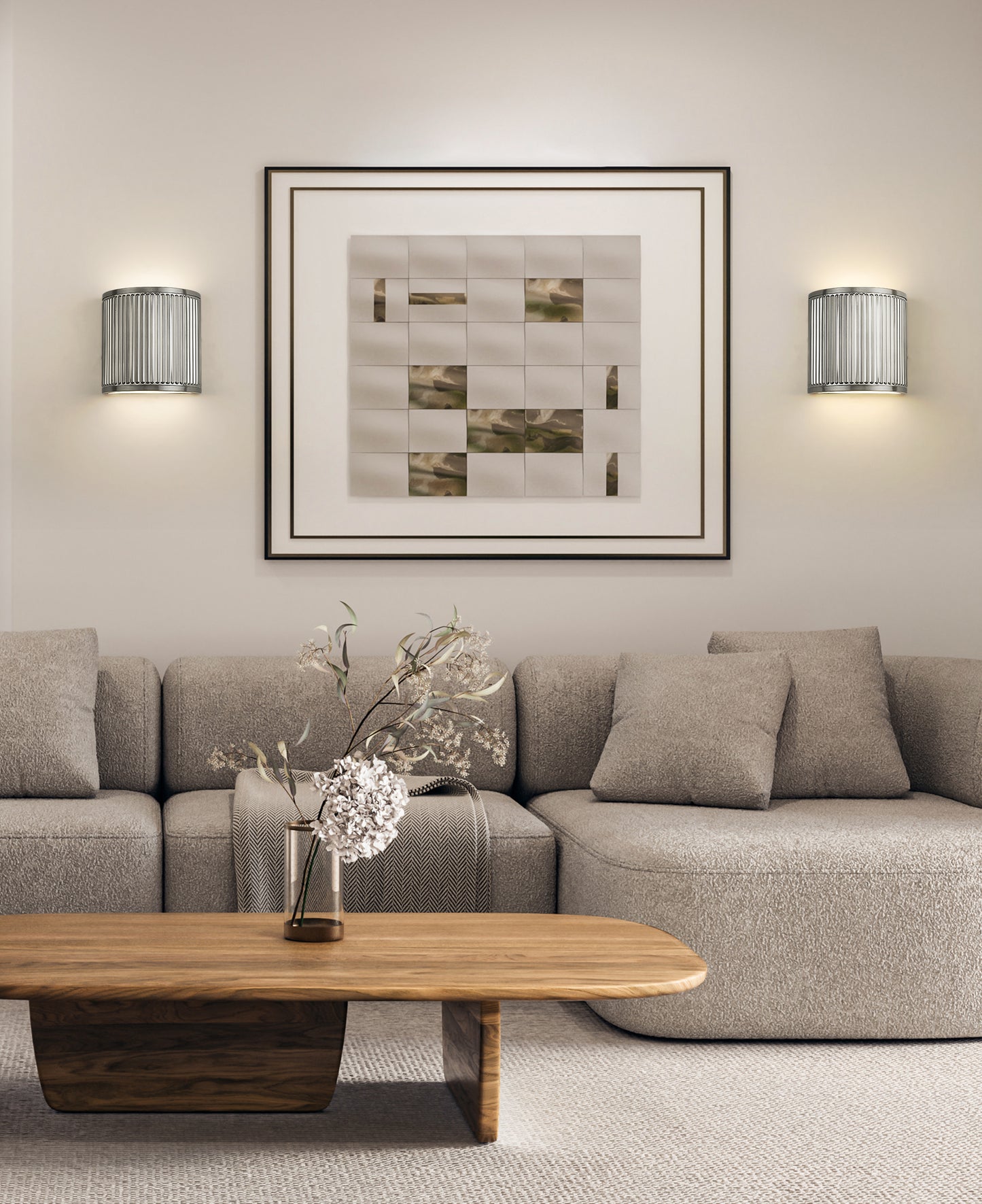 1013S-BN-LED - Stari 1 Light Wall 8" Sconce - Brushed Nickel