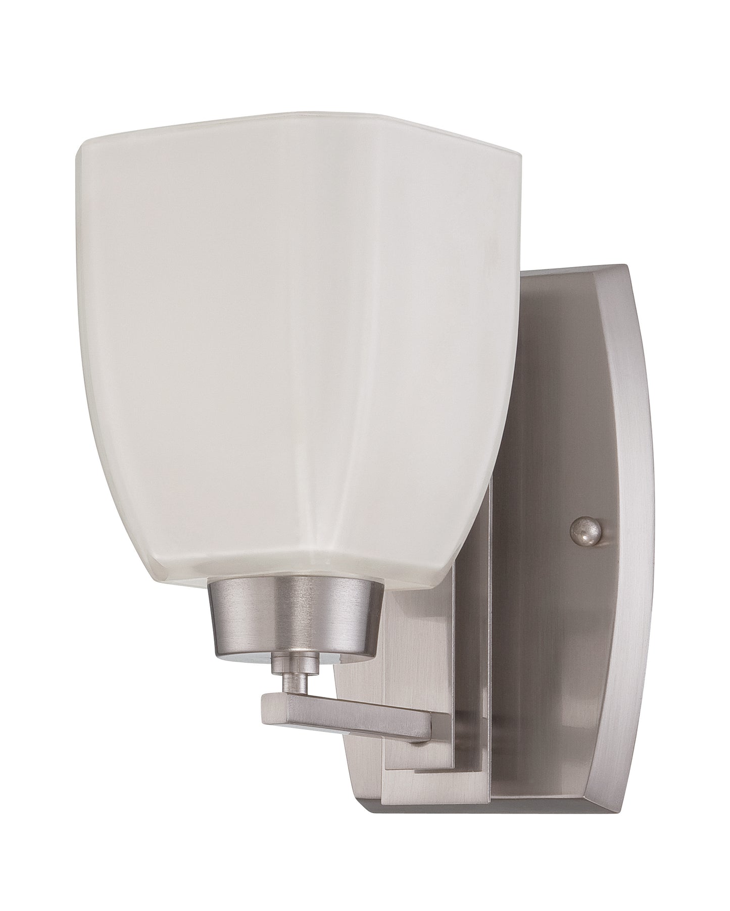 14705BNK1 - Bridwell 1 Light 8" High Wall Sconce - Brushed Nickel
