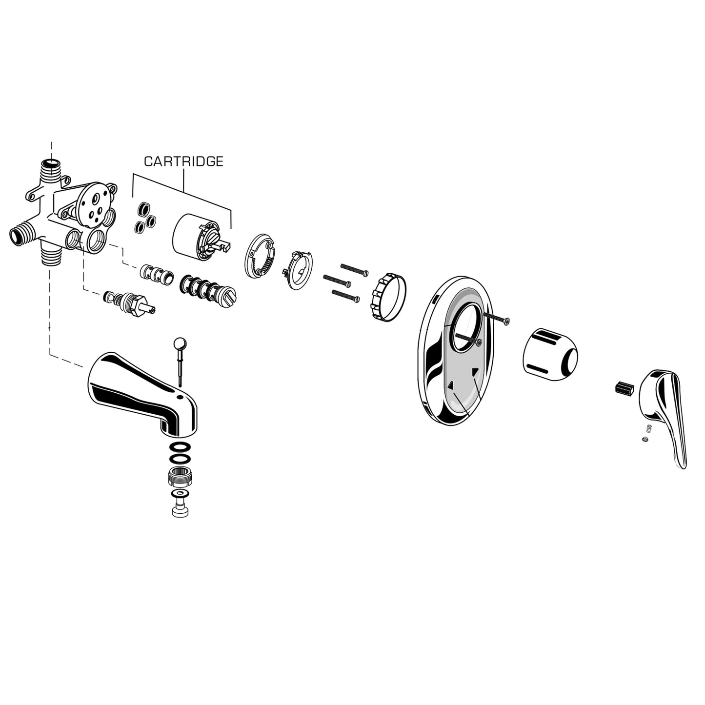 023529-0070A - Faucet Replacement Valve Cartridge