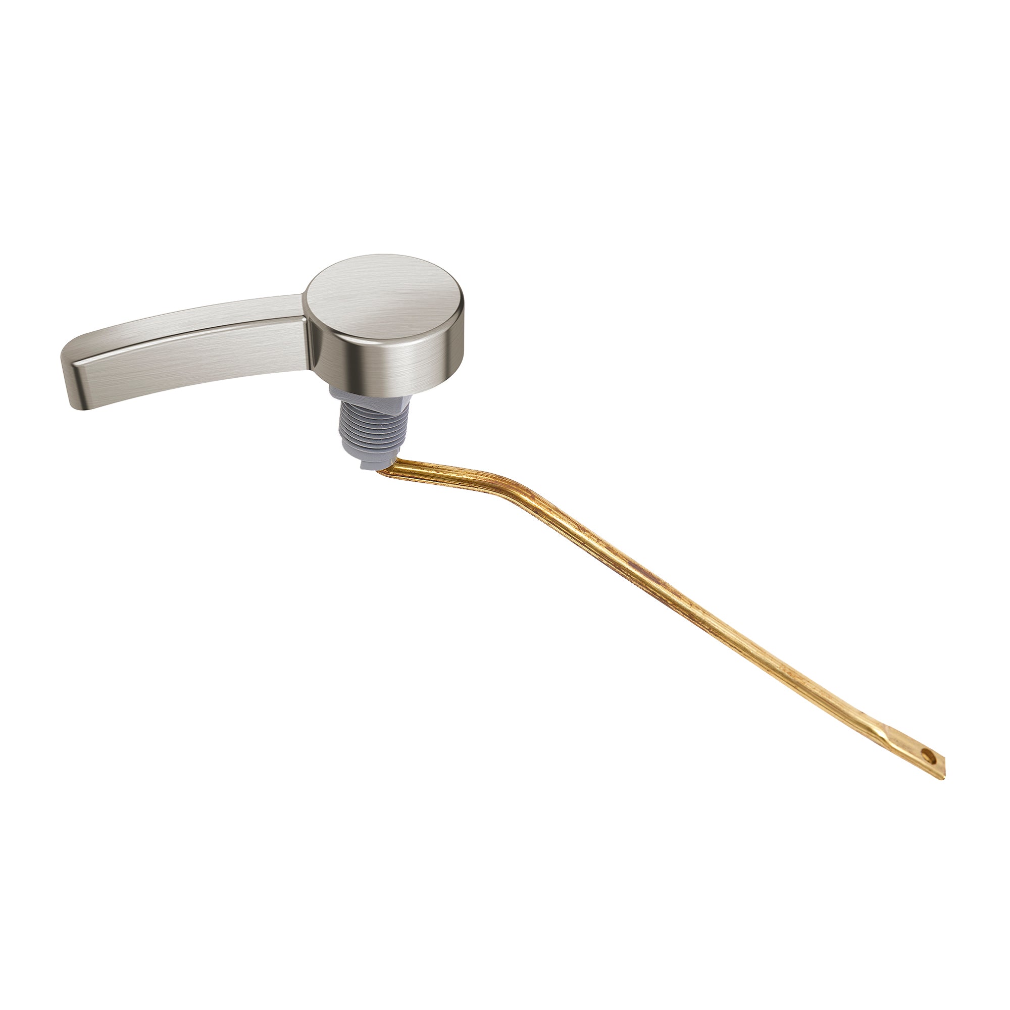 American Standard Cadet PRO Left Hand Toilet Lever – Polished Brass, Metal Handle & Arm