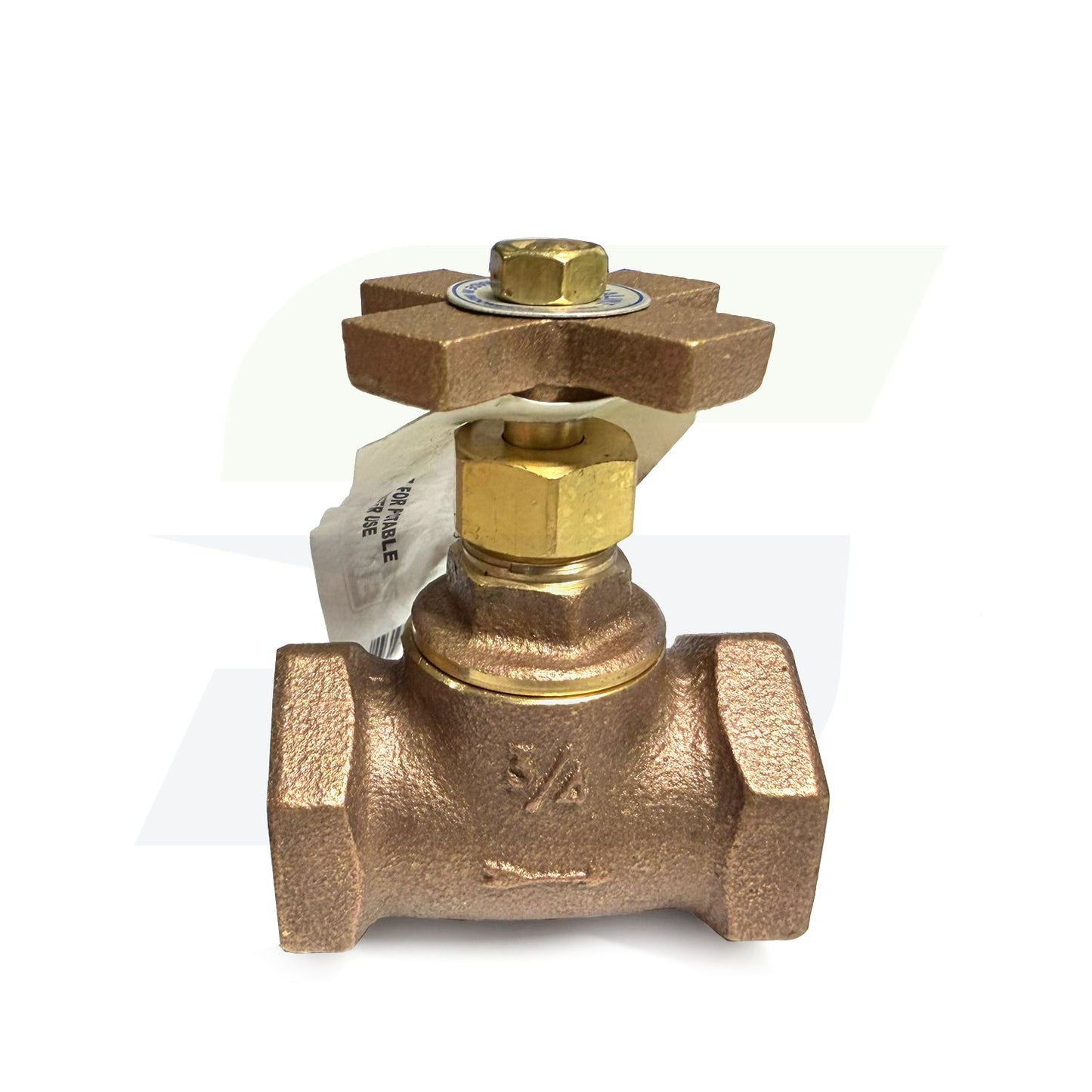 BGV-075X - 3/4" Brass Gate Valve with Cross Handle