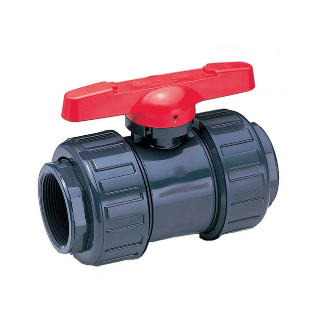 1609005 - 1/2" CPVC True Union In-line Ball Valve, with Socket and Threaded End Connectors