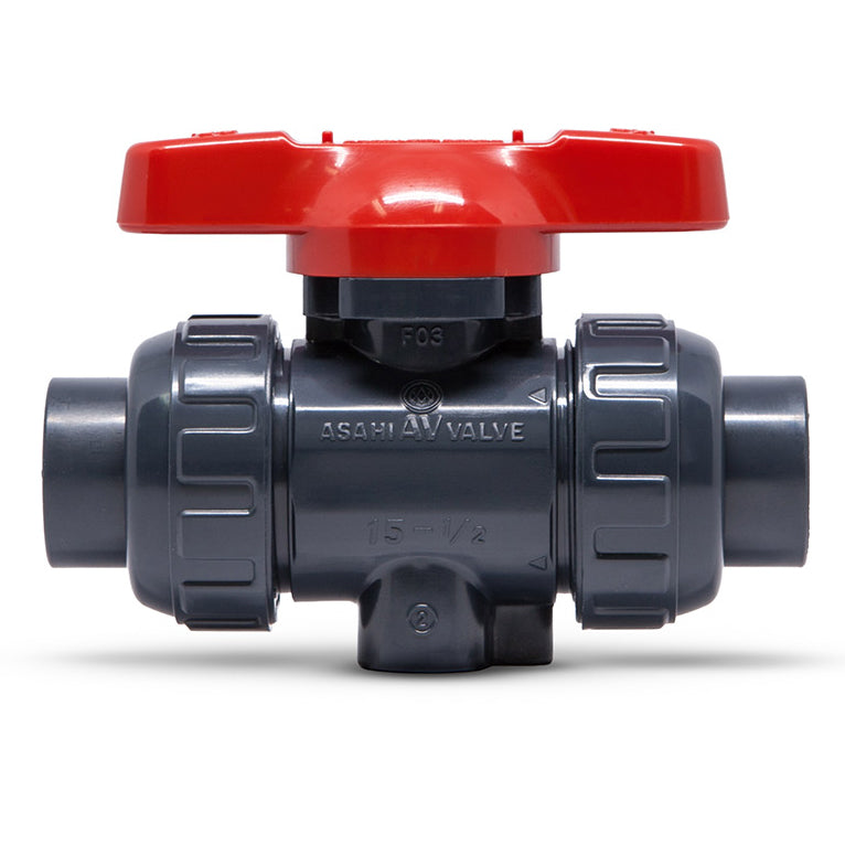 1610030 - 3" True Union In-line Ball Valve - CPVC, Socket, EPDM Seal