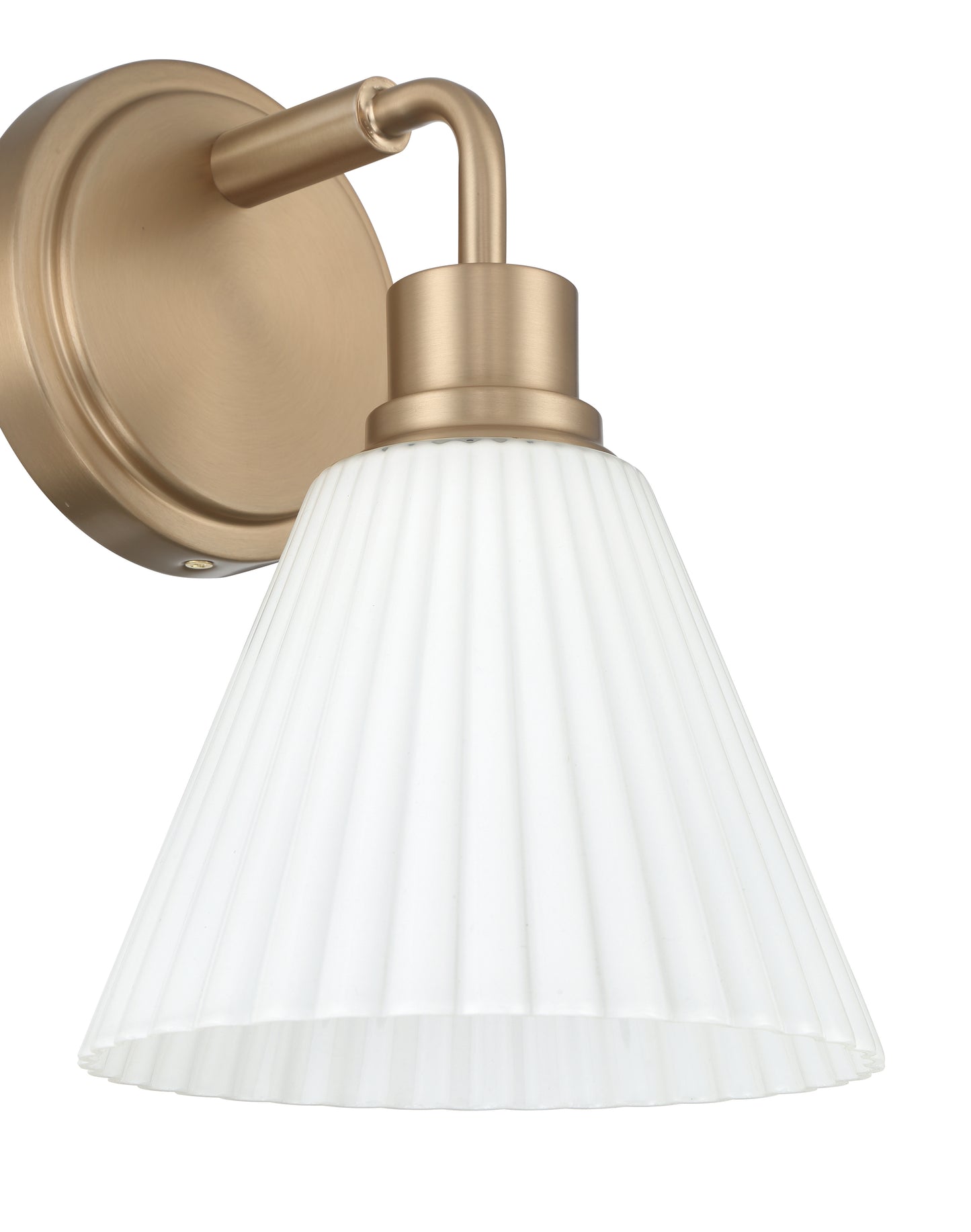 62301-CPZ - Pleated II 1 Light 10.38" High Wall Sconce - Premium Bronze