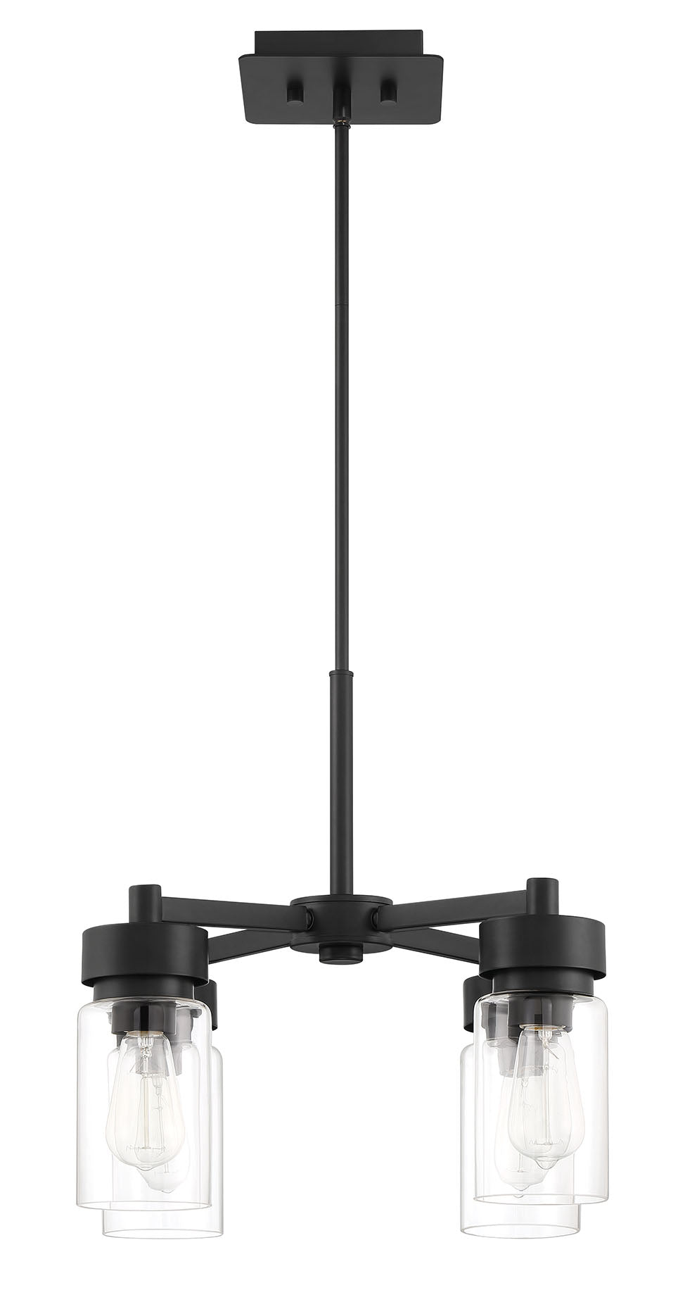 57124-MN - Bennet 4 Light 20" Wide Chandelier - Midnight