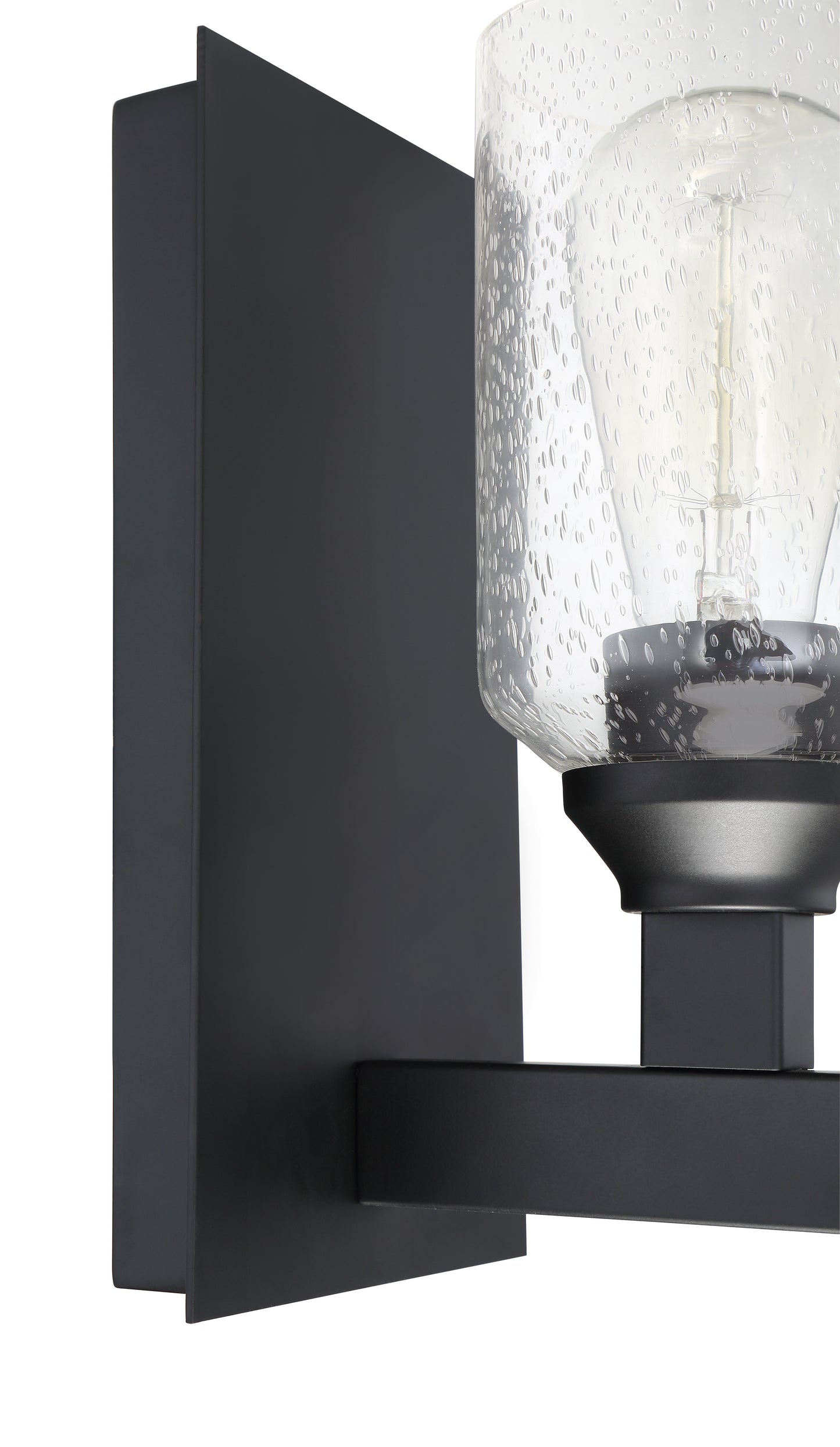 53161-FB - Chicago 1 Light 10" High Wall Sconce - Flat Black