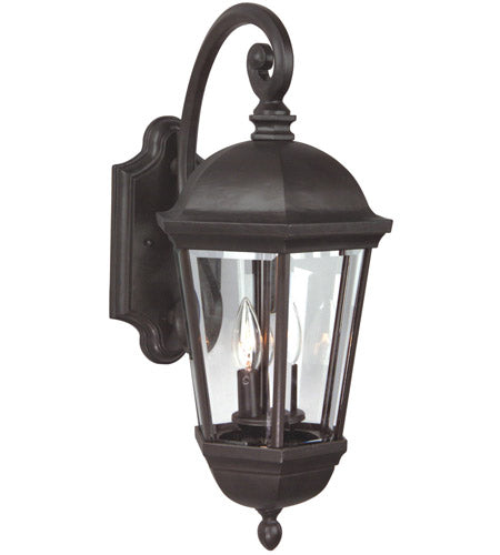 Z3014-OBO - Britannia 3 Light 22" High Outdoor Wall Lantern - Oiled Bronze (Outdoor)