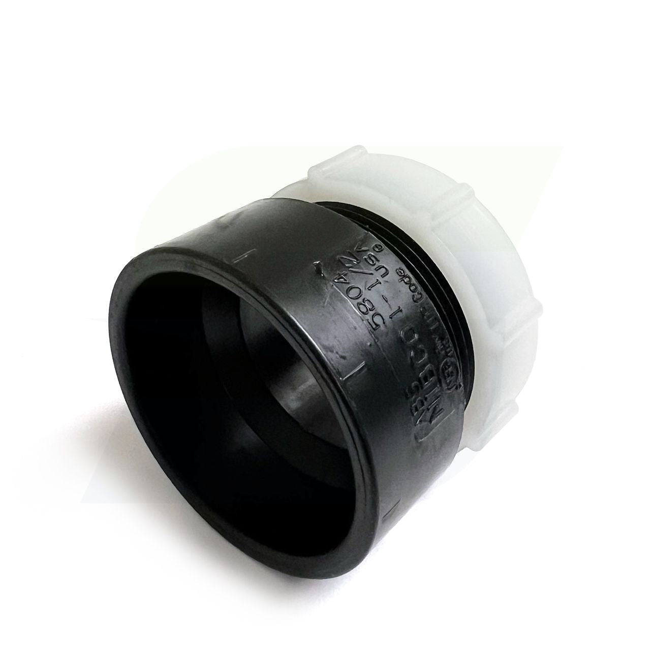 I018050 - 1-1/2" Hub x Slip Joint ABS DWV Trap Adapter