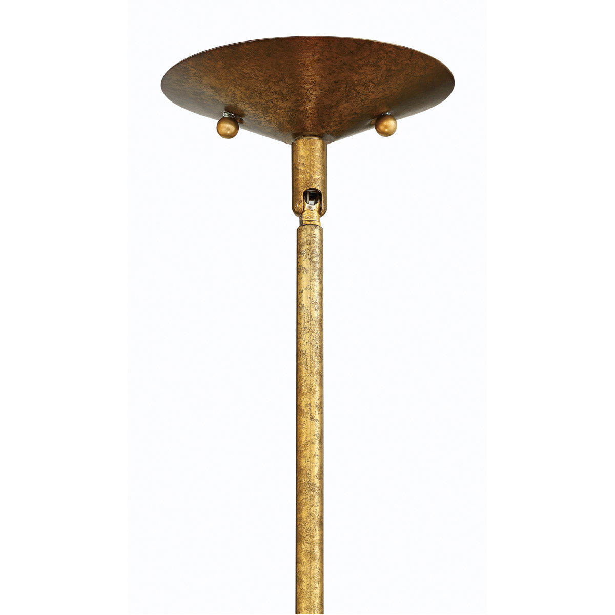 50791-PAB - Orion 1 Light 6" Wide Mini Pendant - Patina Aged Brass
