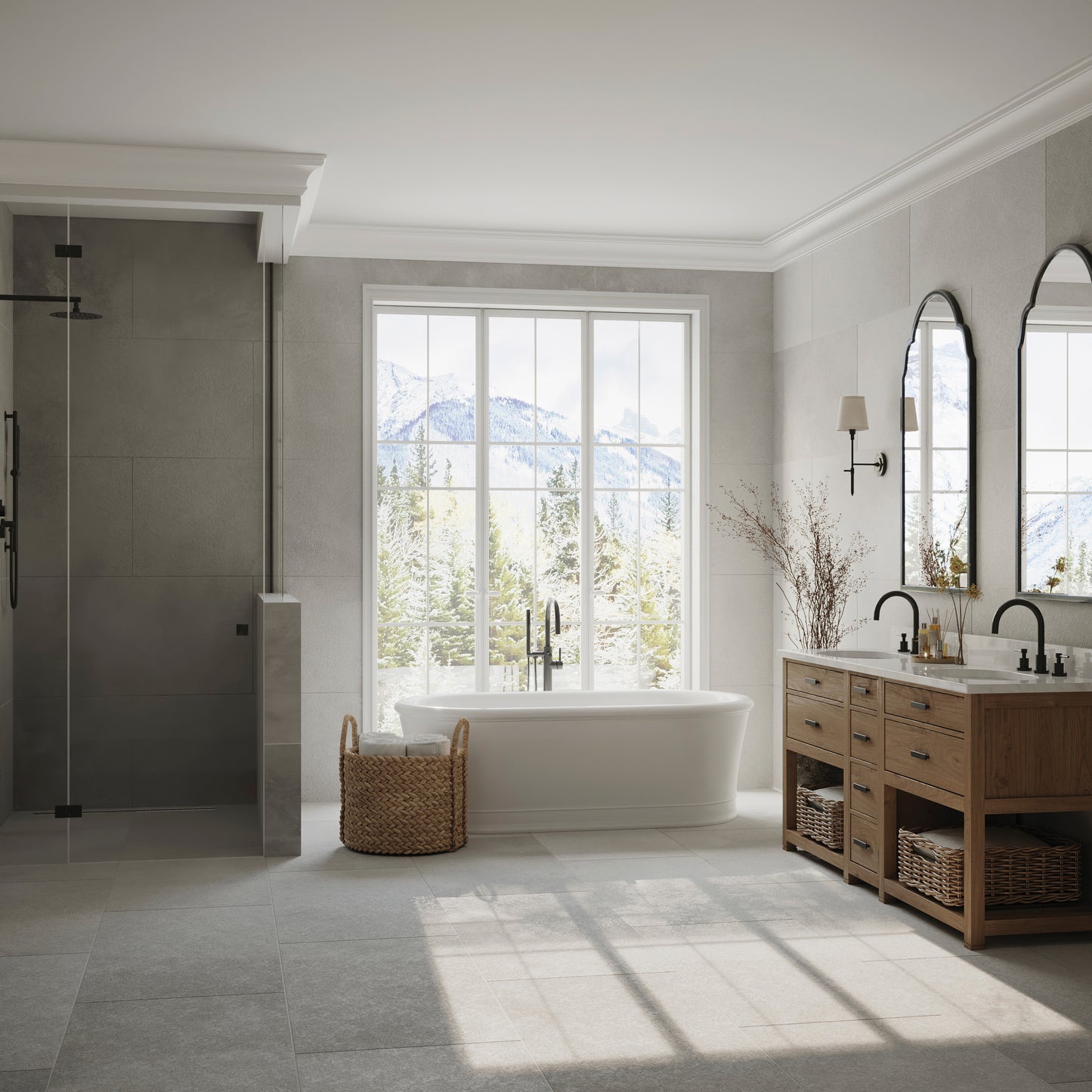 EMBY-BTF-MB - Autograph Edition Emerald Bay Bath Tub Filler in Matte Black
