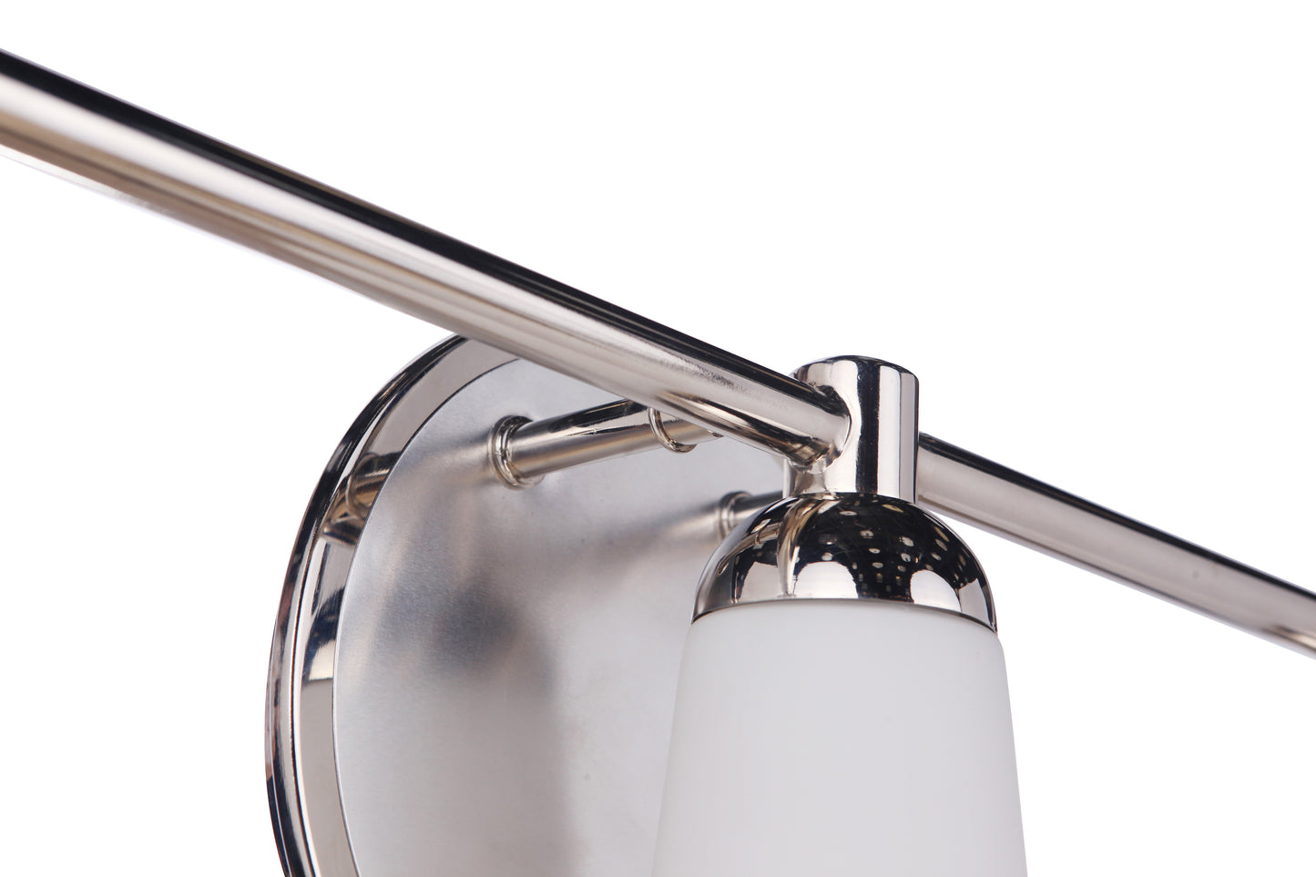 13122BNKPLN3 - Riggs 3 Light 22" Wide Vanity Light - Brushed Polished Nickel / Polished Nickel