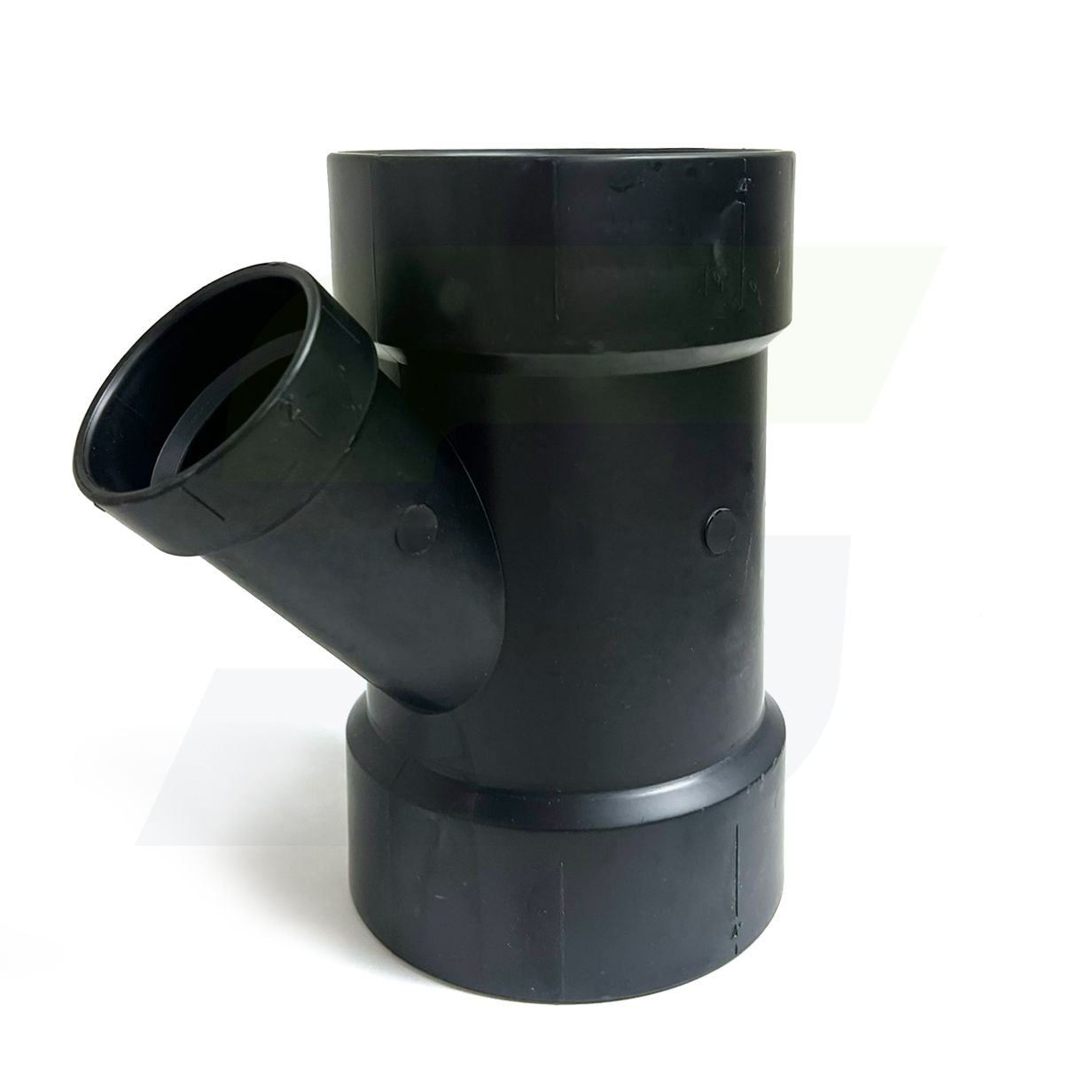 I091150 - 4" x 4" x 2" hub ABS DWV 45 Degree Reducing Wye 5810R